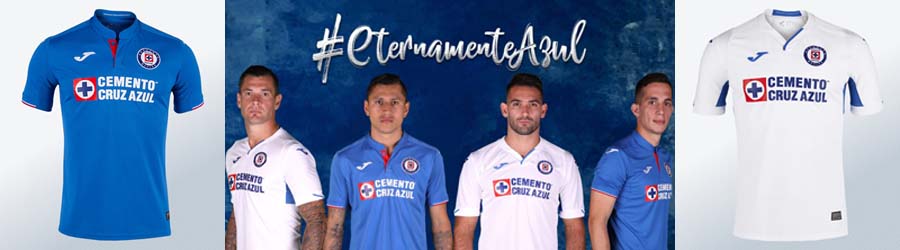 camisetas futbol Cruz Azul